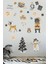 Sevimli Ayıcık ve Arkadaşları Yılbaşı Kutluyor Çocuk Odası Sticker 3