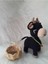 Sevimli Kara Koç Amigurumi Organik Oyuncak 1 Adet 2