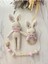 Elite Amigurumi Yenidoğan Tavşan Uyku Arkadaşı Çıngırak Emzik Zinciri Örgü 1 Adet 1