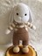 Amigurumi Sevimli Tulumlu Tavşan 1 Adet 1