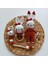 Amigurumi Tavşan Uyku Arkadaşı Emzik Zinciri Çıngıraklı Diş Kaşoyıcı Üçlü Set 1 Adet 1