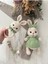 Elite Amigurumi Yenidoğan Set Tombik Tavşan Uyku Arkadaşı Çıngırak Emzik Zinciri 1 Adet 1