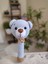 Amigurumi Hayvan Figürlü Saplı Sesli Çıngırak Bebek Oyuncağı 1 Adet 1