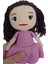 Elite Kız Bebek Amigurumi Oyuncak Yenidoğanlar Için El Yapımı Özel Hediye 1 Adet 5