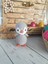 Amigurumi Örgü Oyuncak Gri Penguen Anahtarlik 1 Adet 1