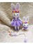 Elite Amigurumi Süslü Tavsan Set - Amigurumi Oyuncak - Organik Oyuncak 1 Adet 1