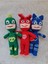 Amigurumi Oyuncak Peluş Örgü Pijamaskeliler Set 1 Adet 2