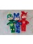 Amigurumi Oyuncak Peluş Örgü Pijamaskeliler Set 1 Adet 3