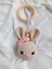 Amigurumi Bebek ve Çocuk Odası Dekoratif Süs Hediyelik Eşya Sevimli Pembe Tavşan (Yıldız ) 1 Adet 1