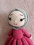 Amigurumi Tesettürlü Bebek Organik Örgü Oyuncak 1 Adet 2