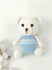 Küçük Boy 15 cm 'mınık Ayıcık' Amigurumi/el Yapımı Örgü Bebek/çanta Süsu/dekoratif Oyuncak/hediyelık 1 Adet 3