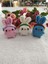 Amigurumi Mini Tavşan Arkadaşlar Oyuncak Anahtarlıklı 3 Lü Set Hediyelik 1 Adet 2