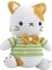 Tığ Işi Büyük Amugurumi Kit - Balıkçı Kedi 1 Adet 1