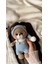 Amigurumi Oyuncak Ayıcık Bobi Mavi Tulumlu 1 Adet 1