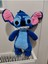 Stitch Kadife Ipten El Örgüsü Amigurumi 35 x 28 cm 1 Adet 1