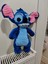 Stitch Kadife Ipten El Örgüsü Amigurumi 35 x 28 cm 1 Adet 2