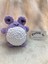 Elite Parlak Ay Kurbağa Örgü Amigurumi Oyuncak 1 Adet 1