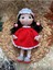 Amigurumi Kiraz Bebek Organik Oyuncak 1 Adet 2