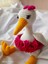 Amigurumi Sevimli Uyku ve Oyun Arkadaşı Ördek 1 Adet 3
