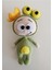Kurbağa Kostümlü Bonnie Amigurumi Organik Oyuncak 1 Adet 1