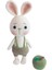 Yeşil Elma ve Tavşan Sunny Amigurumi Organik Oyuncak 1 Adet 2