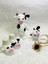 Elite Amigurumi Buzağı Örgü Oyuncak Uyku Arkadaşı Çıngıraklı Diş Kaşıyıcı Bebek Patiği Üçlü Set 1 Adet 1