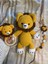 Elite 30CM Amigurumi Aslan Figürlü Oyuncak,diş Kaşıyıcı ve Isim Yazılabilen Emzik Zinciri Takımı 1 Adet 1