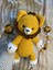 Elite 30CM Amigurumi Aslan Figürlü Oyuncak,diş Kaşıyıcı ve Isim Yazılabilen Emzik Zinciri Takımı 1 Adet 2