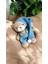 Amigurumi Oyuncak Uykucu Ayıcık Mavi Tulumlu 1 Adet 1