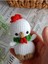 Amigurumi Organik Örgü Hayvan Oyuncak Uyku Arkadaşı (Sevimli Ördek ve Horoz) 1 Adet 2