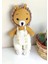 Sevimli Arslan Örgü Oyuncak/elyapımı/amigurumi 1 Adet 2