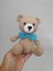 Amigurumi Sevimli Papyonlu Ayıcık Organik Örgü Oyuncak 1 Adet 1