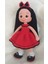 Kırmızı Siyah Fatoş Bebek Amigurumi Organik Oyuncak 1 Adet 3
