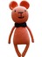 Elite Amigurumi Organik Oyuncak Turuncu Bey 25 cm 1 Adet 2