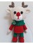 Sevimli Yılbaşı Geyiği Amigurumi Organik Oyuncak 1 Adet 1
