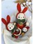 Amigurumi Harika Tavşanlar - Diş Kaşıyıcı ve Emzik Zinciri/askısı 1 Adet 1