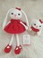 Amigurumi Organik Örgü Oyuncak Tavşan Set 1 Adet 1