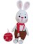 Tavşan Sunny ve Yılbaşı Süsü Amigurumi Organik Oyuncak 1 Adet 1