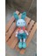 Amigurumi Tulumlu Tavşan Uyku Arkadaşı Örgü Oyuncak 1 Adet 1