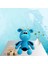 Amigurumi Mavi Ejderha Oyun Arkadaşı Uyku Arkadaşı 1 Adet 2