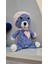 Elite Amigurumi Renkli Ayi Örme Pelus Organik Oyuncak Cocuk Uyku Arkadaşı 1 Adet 4