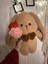 Elite 30CM El Emeği Amigurumi Tavşan ve 2 Adet Gül (Isim Işlemesi Yapılır) 1 Adet 2