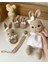 Elite Amigurumi Bal Yanak 4lu Tavsan Set - Hediyelik Organik Oyuncak 1 Adet 1