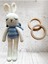 Elite Yenidoğan Organik Amigurumi Oyuncak Tavşan Uyku Arkadaşı 25 cm 1 Adet 1