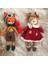 Amigurumi Geyik Tilki Noel Ekibi 1 Adet 1