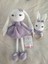 Amigurumi Organik Örgü Oyuncak Tavşan Set 1 Adet 1