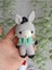 Amigurumi Organik Örgü Hayvan Oyuncak 5'li Uyku Arkadaşı (Ayıcık, Kedi, Tavşan, Lama, Maymun) 1 Adet 5