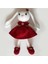 Düğmeli Tavşik Amigurumi Organik Oyuncak 1 Adet 1
