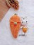 Amigurumi Kadife Havuçlu Tavşan Oyun Arkadaşı 1 Adet 1