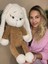 Elite 60CM Amigurumi Uyku Arkadaşı Tavşan (Isim Işlemesi Yapılır) 1 Adet 1